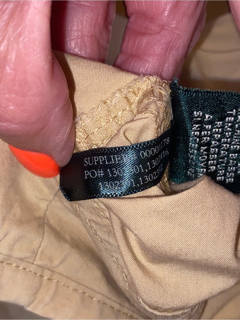 Lauren Ralph Lauren Khaki Beige Cargo Pants - Picture 7 of 12